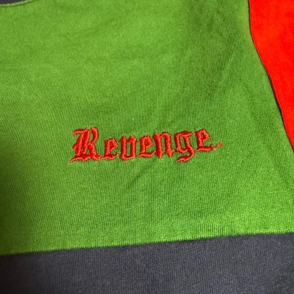 hudson Outerwear Patchwork Colorblock T Shirt Youth XL Multicolor Streetwear - Picture 3 of 6